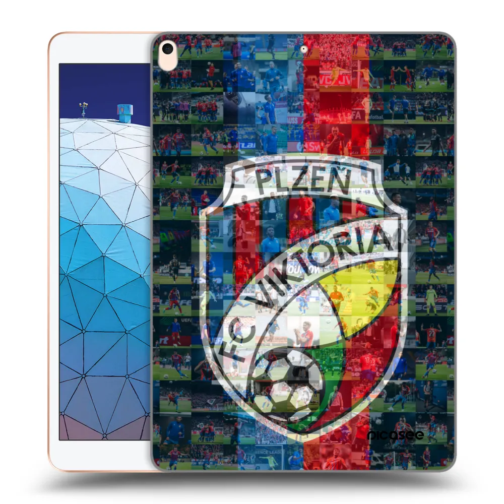 Picasee silikonový průhledný obal pro Apple iPad Air 10.5" 2019 (3.gen) - FC Viktoria Plzeň A