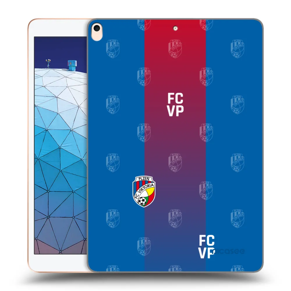 Picasee silikonový průhledný obal pro Apple iPad Air 10.5" 2019 (3.gen) - FC Viktoria Plzeň F