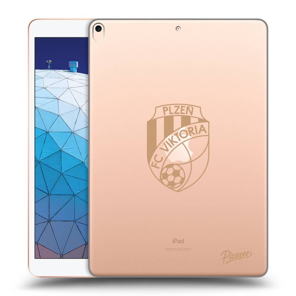 Picasee silikonový průhledný obal pro Apple iPad Air 10.5" 2019 (3.gen) - FC Viktoria Plzeň I