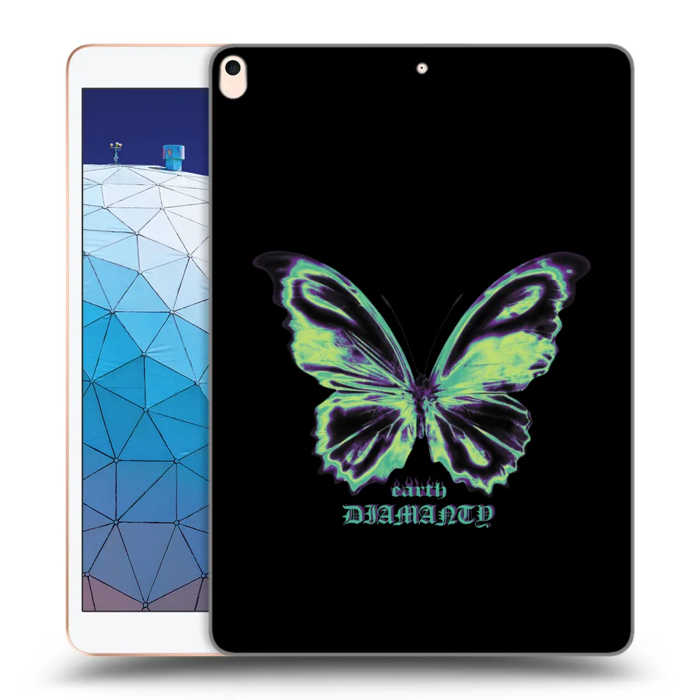 Picasee silikonový průhledný obal pro Apple iPad Air 10.5" 2019 (3.gen) - Diamanty Blue