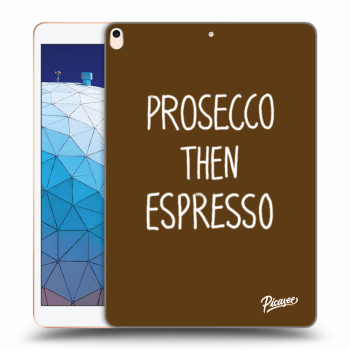 Picasee silikonový průhledný obal pro Apple iPad Air 10.5" 2019 (3.gen) - Prosecco then espresso