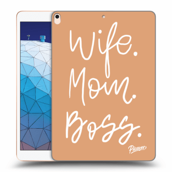 Picasee silikonový průhledný obal pro Apple iPad Air 10.5" 2019 (3.gen) - Boss Mama