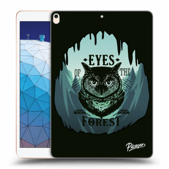 Picasee silikonový průhledný obal pro Apple iPad Air 10.5" 2019 (3.gen) - Forest owl