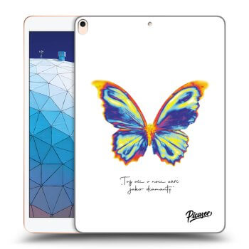 Picasee silikonový černý obal pro Apple iPad Air 10.5" 2019 (3.gen) - Diamanty White