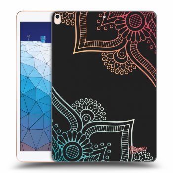 Picasee silikonový černý obal pro Apple iPad Air 10.5" 2019 (3.gen) - Flowers pattern