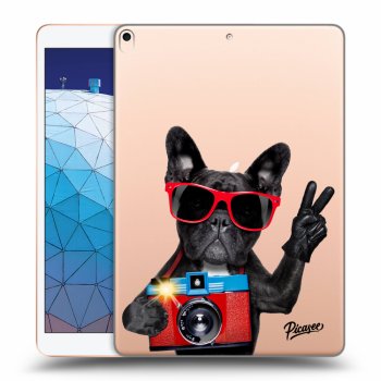 Picasee silikonový průhledný obal pro Apple iPad Air 10.5" 2019 (3.gen) - French Bulldog