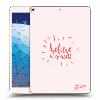 Picasee silikonový černý obal pro Apple iPad Air 10.5" 2019 (3.gen) - Believe in yourself