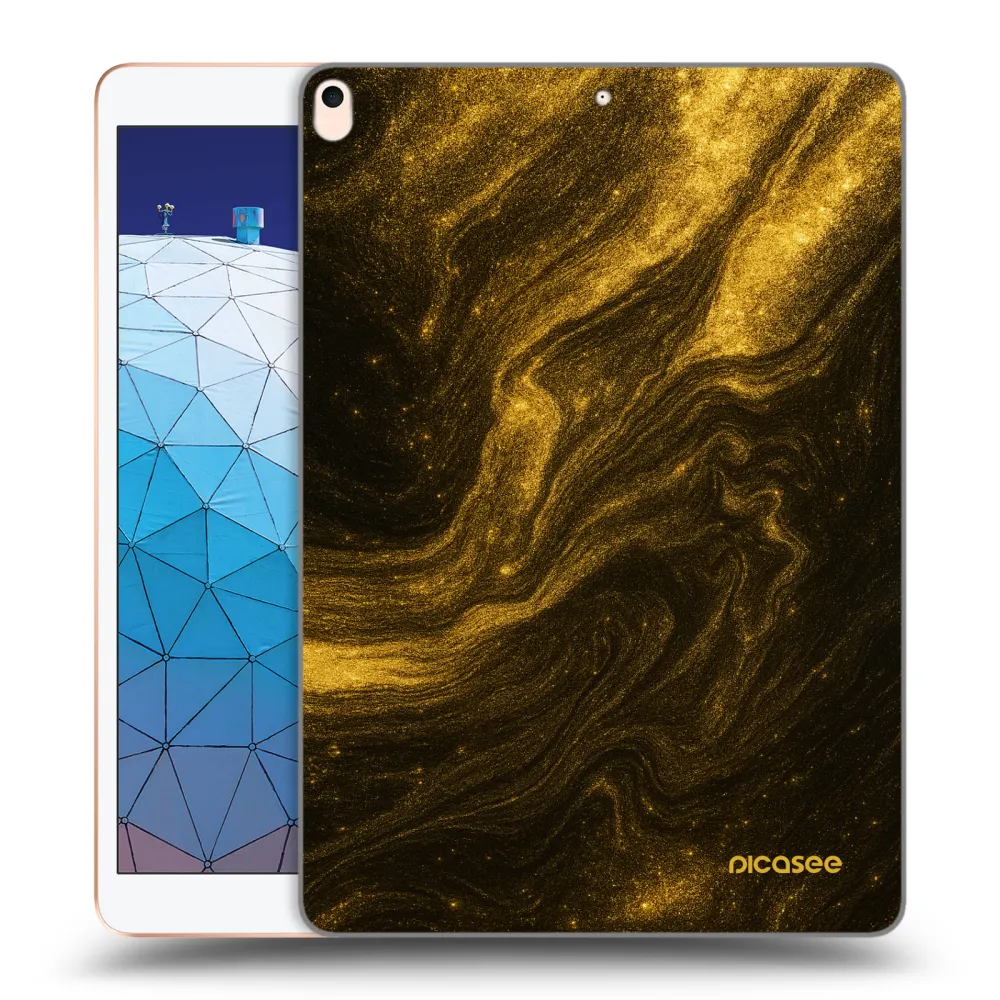 Picasee silikonový průhledný obal pro Apple iPad Air 10.5" 2019 (3.gen) - Černá