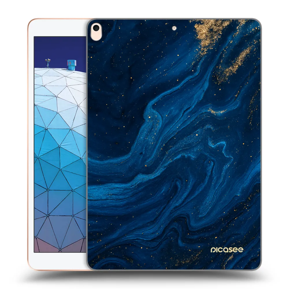 Picasee silikonový průhledný obal pro Apple iPad Air 10.5" 2019 (3.gen) - Blue