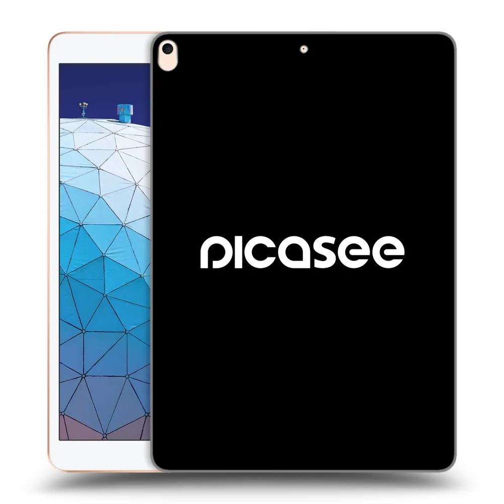 Picasee silikonový černý obal pro Apple iPad Air 10.5" 2019 (3.gen) - Picasee - new logo - white