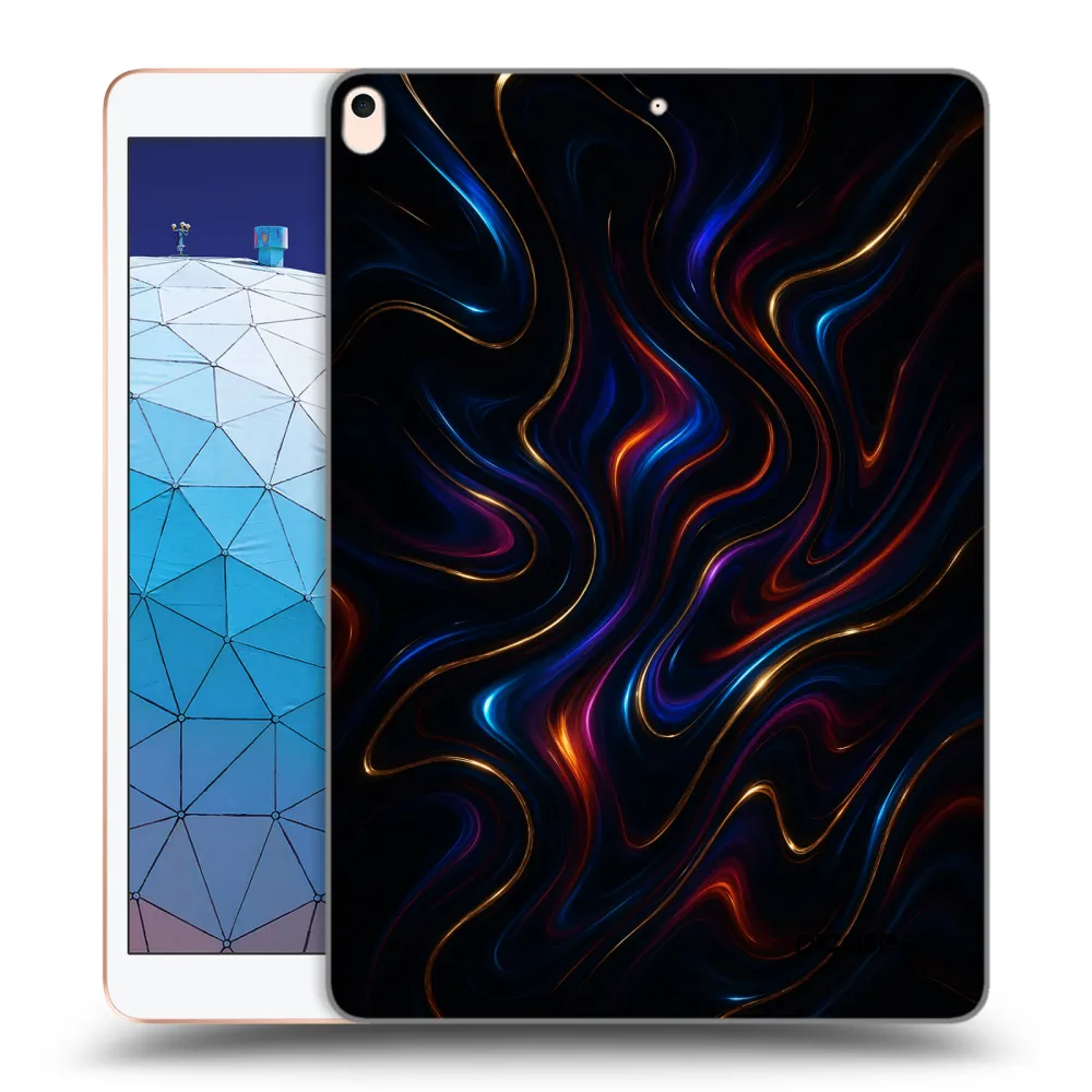 Picasee silikonový průhledný obal pro Apple iPad Air 10.5" 2019 (3.gen) - Noir