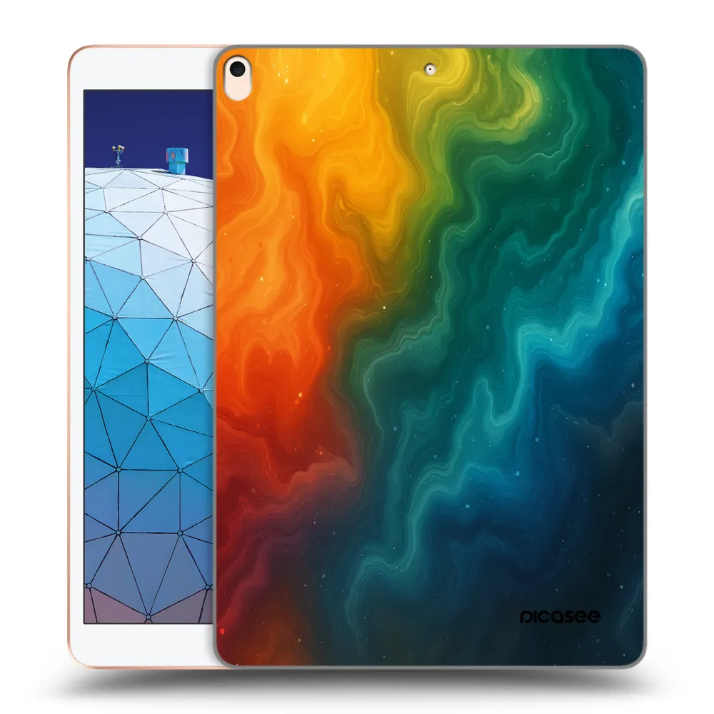 Picasee silikonový průhledný obal pro Apple iPad Air 10.5" 2019 (3.gen) - Solar