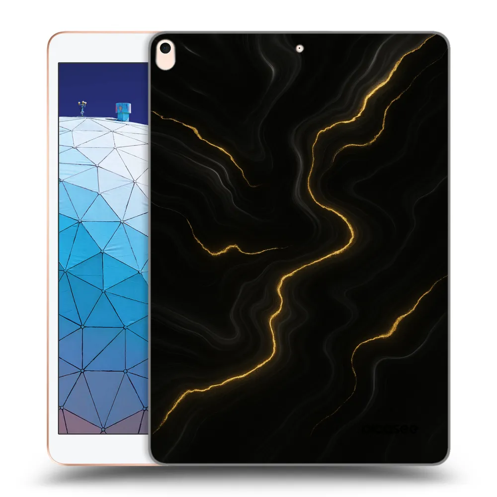 Picasee silikonový průhledný obal pro Apple iPad Air 10.5" 2019 (3.gen) - Thunder