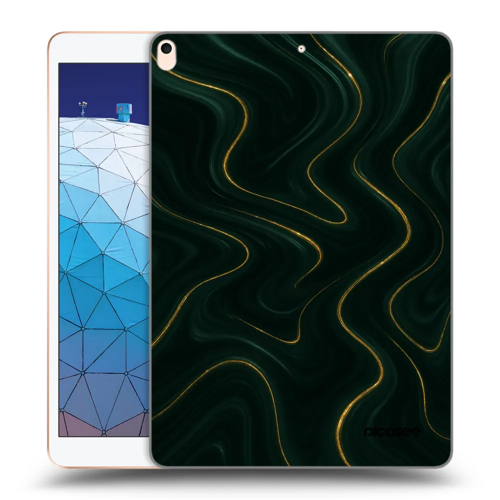 Picasee silikonový průhledný obal pro Apple iPad Air 10.5" 2019 (3.gen) - Vawes