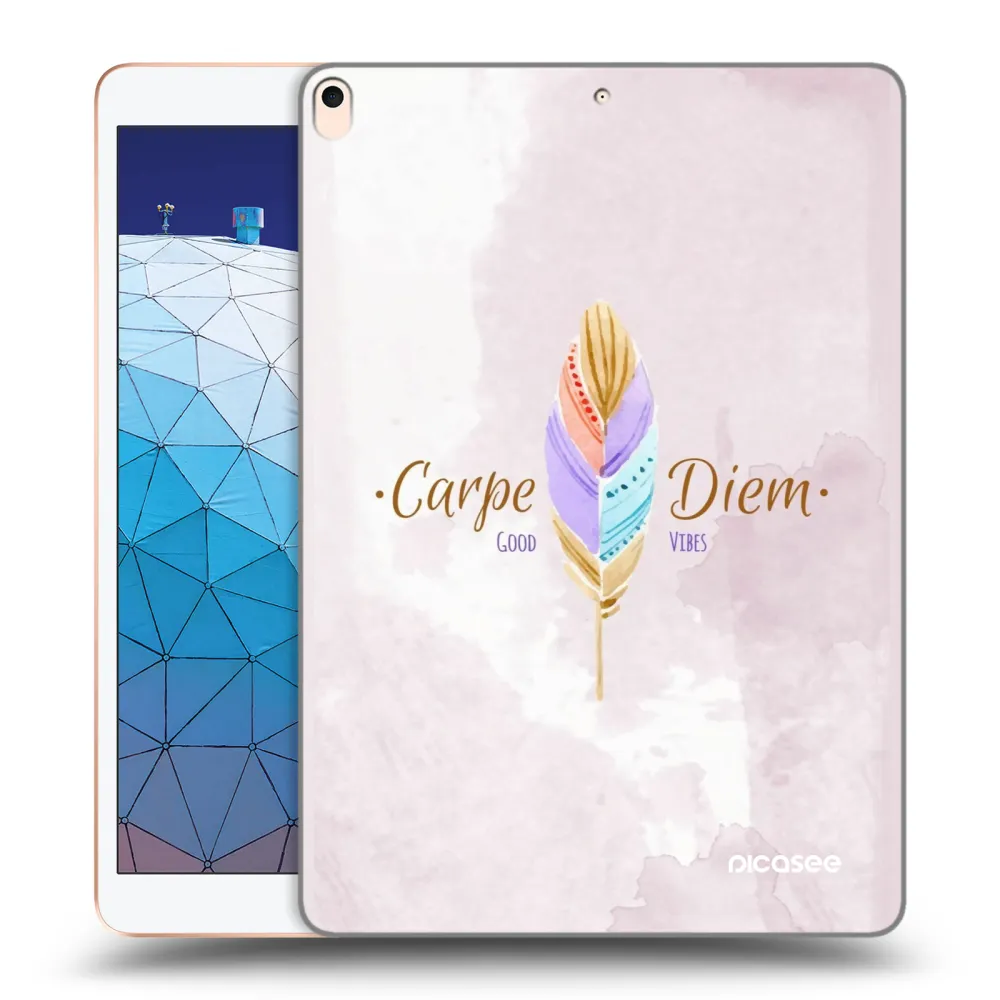 Picasee silikonový průhledný obal pro Apple iPad Air 10.5" 2019 (3.gen) - Užívej dne