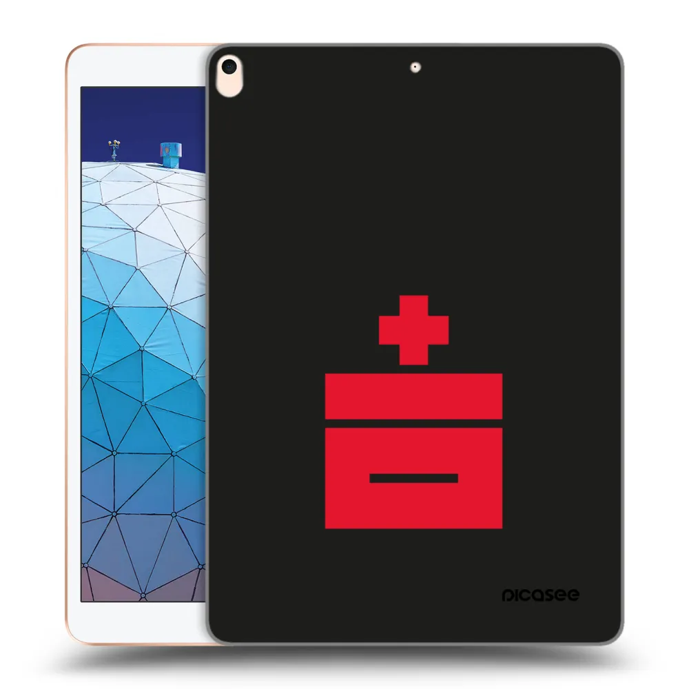Picasee silikonový průhledný obal pro Apple iPad Air 10.5" 2019 (3.gen) - Le Plastenciaga