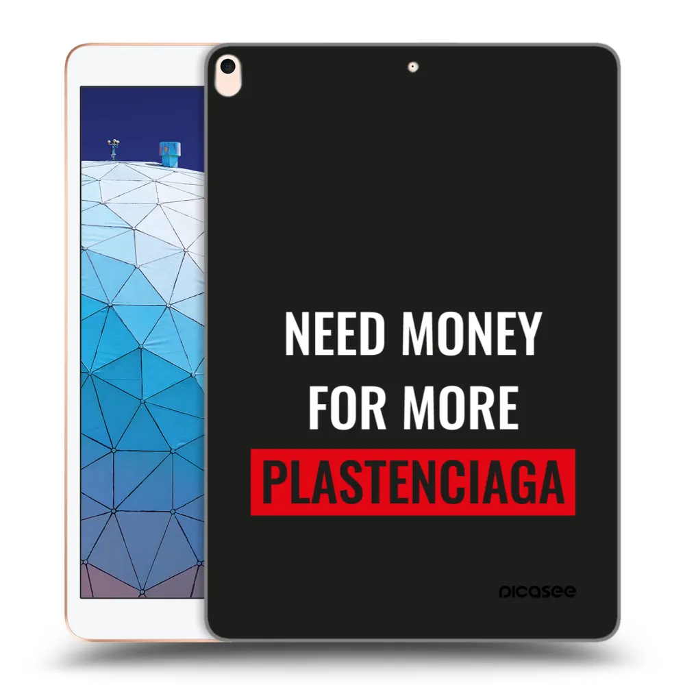 Picasee silikonový průhledný obal pro Apple iPad Air 10.5" 2019 (3.gen) - More PLASTENCIAGA