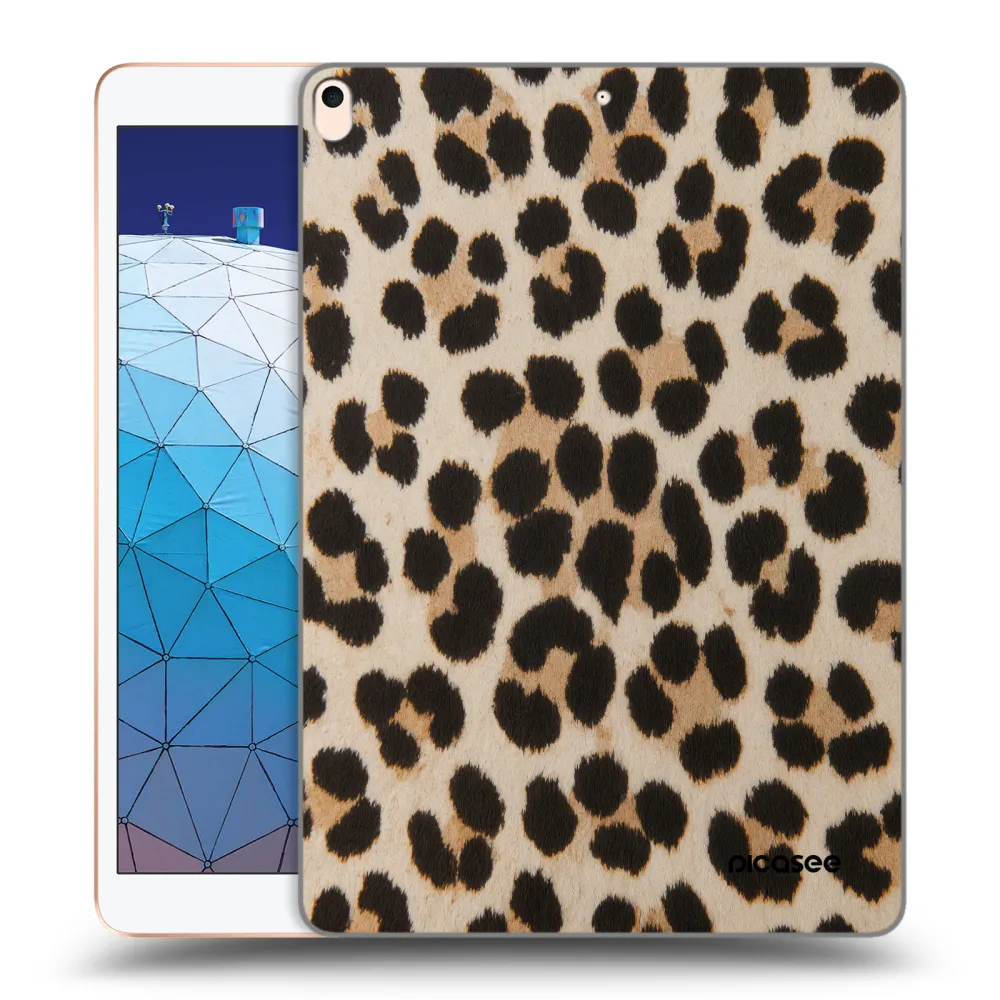Picasee silikonový průhledný obal pro Apple iPad Air 10.5" 2019 (3.gen) - Brown Tiger