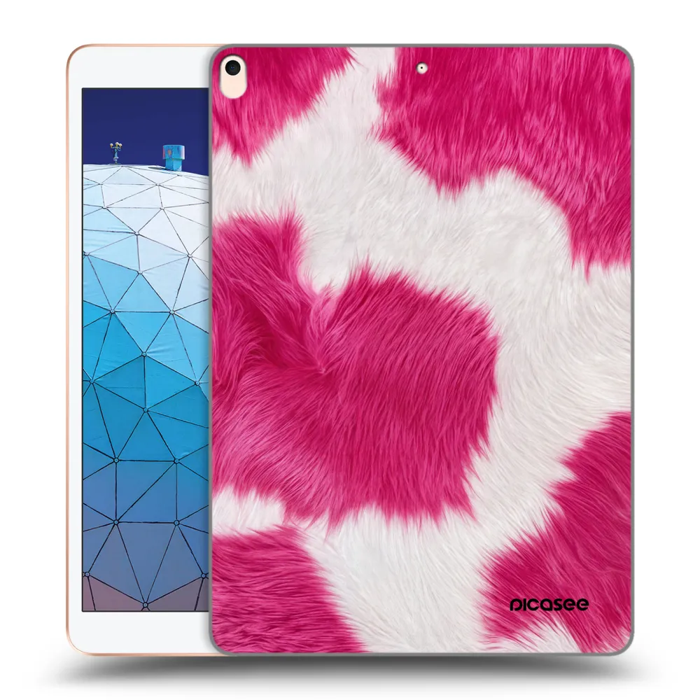 Picasee silikonový průhledný obal pro Apple iPad Air 10.5" 2019 (3.gen) - Pink Moo