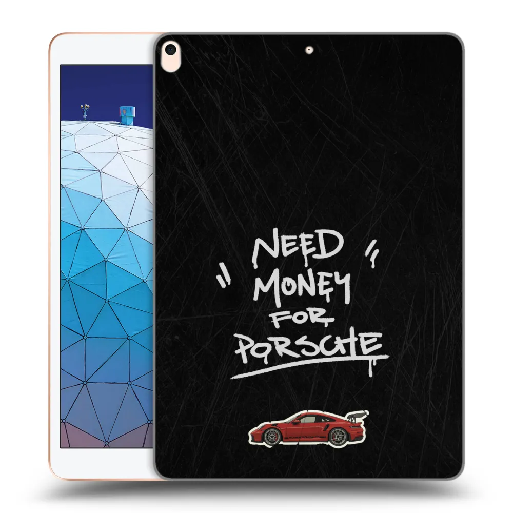 Picasee silikonový průhledný obal pro Apple iPad Air 10.5" 2019 (3.gen) - Dark Racer