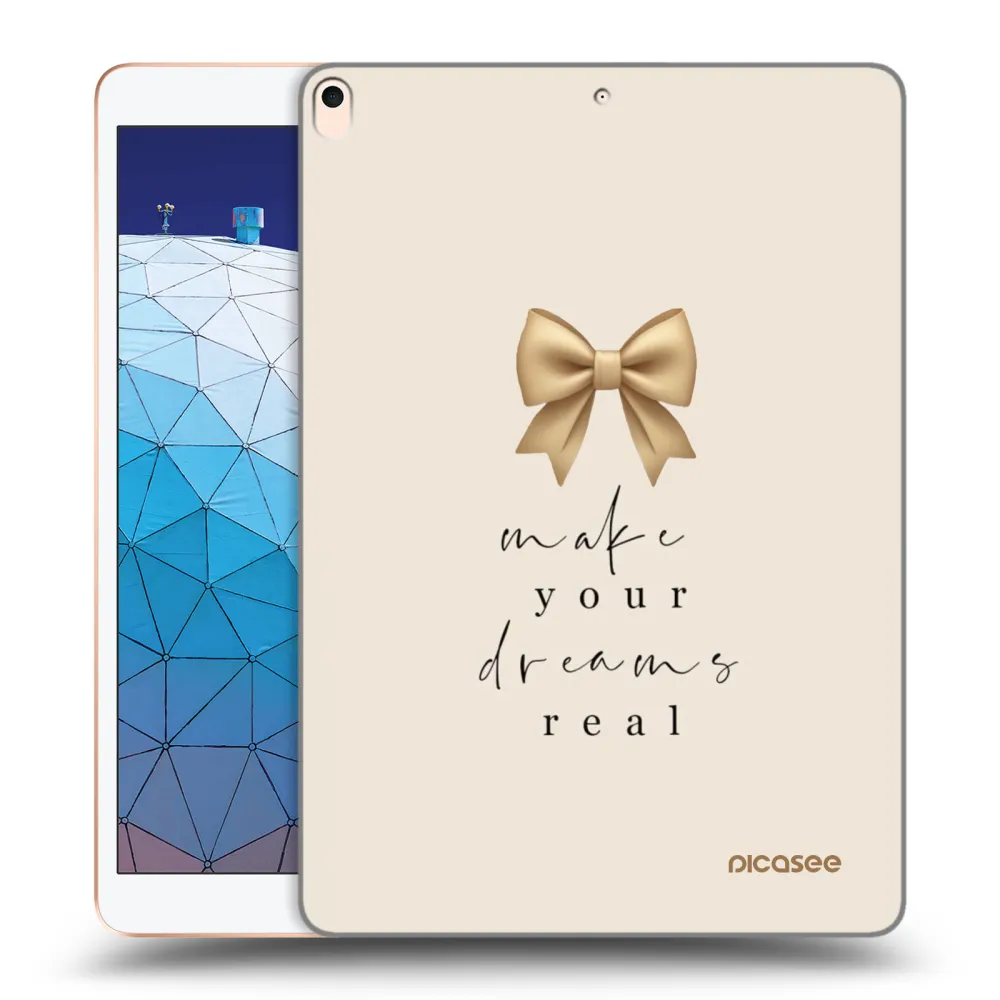 Picasee silikonový průhledný obal pro Apple iPad Air 10.5" 2019 (3.gen) - Golden Dream