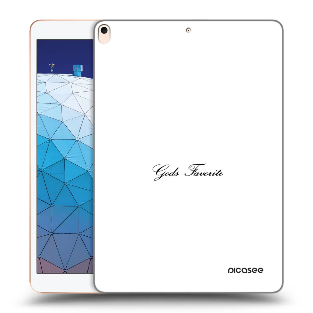 Picasee silikonový průhledný obal pro Apple iPad Air 10.5" 2019 (3.gen) - Gods Favorite