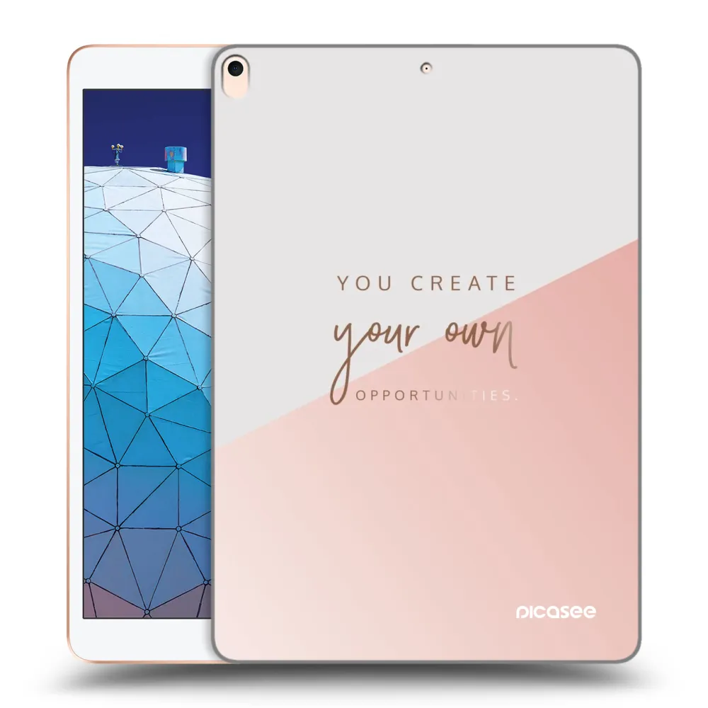 Picasee silikonový průhledný obal pro Apple iPad Air 10.5" 2019 (3.gen) - Vytvoř si svou vlastní příležitost