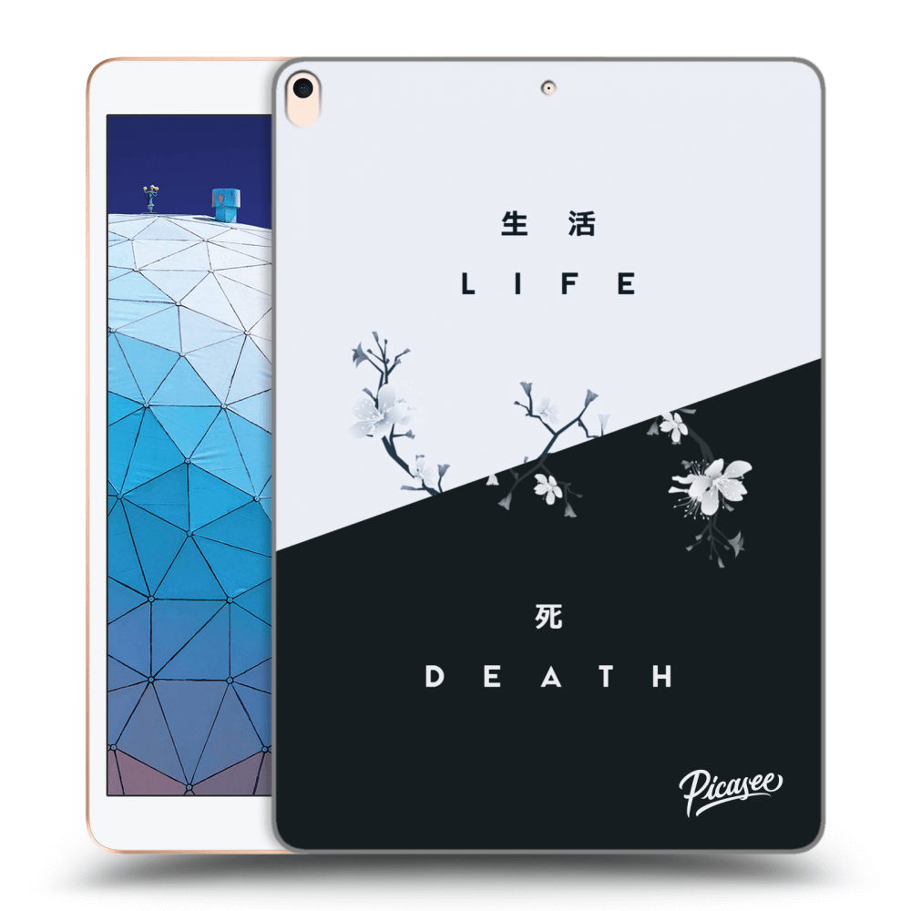 Picasee silikonový černý obal pro Apple iPad Air 10.5" 2019 (3.gen) - Life - Death