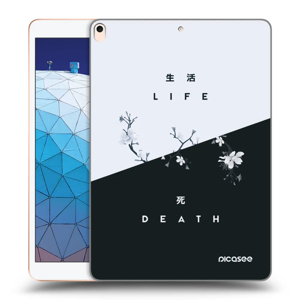 Picasee silikonový průhledný obal pro Apple iPad Air 10.5" 2019 (3.gen) - Živý - Mrtvý