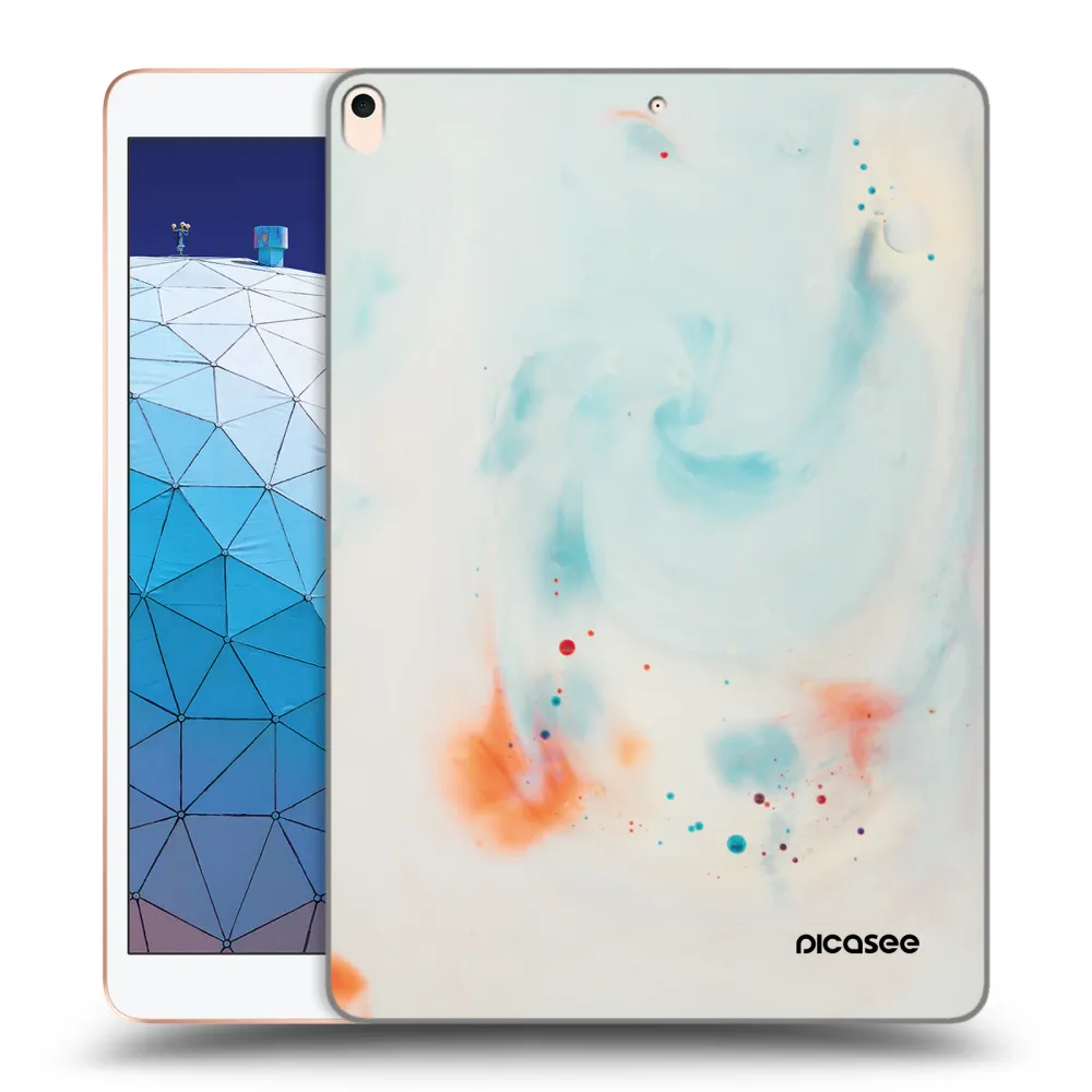 Picasee silikonový průhledný obal pro Apple iPad Air 10.5" 2019 (3.gen) - Splash