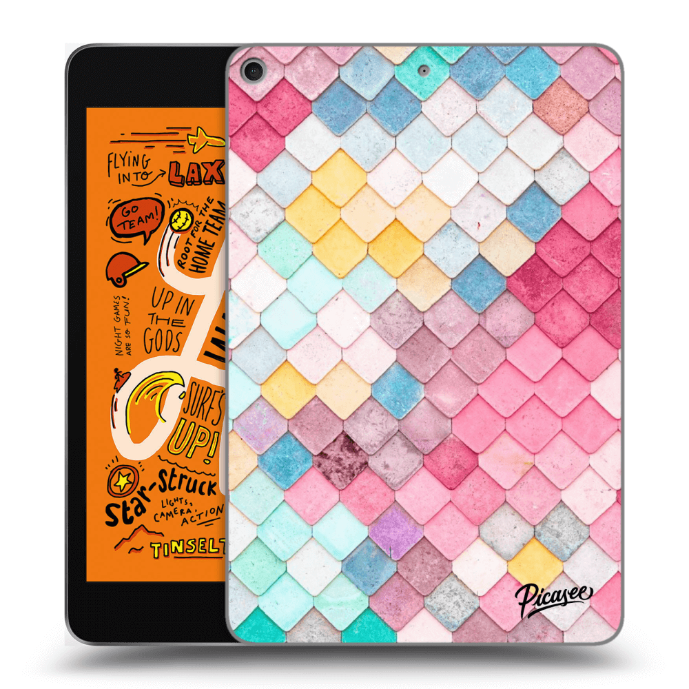 Picasee silikonový černý obal pro Apple iPad mini 2019 (5. gen) - Colorful roof