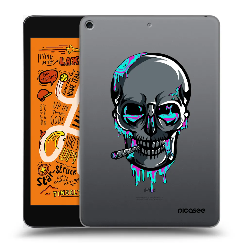 Picasee silikonový průhledný obal pro Apple iPad mini 2019 (5. gen) - EARTH - Lebka 3.0