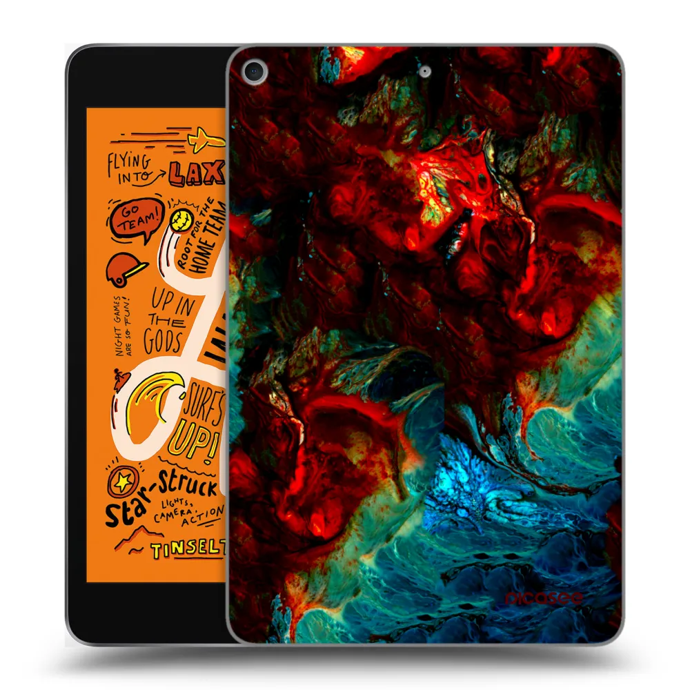 Picasee silikonový průhledný obal pro Apple iPad mini 2019 (5. gen) - Universe