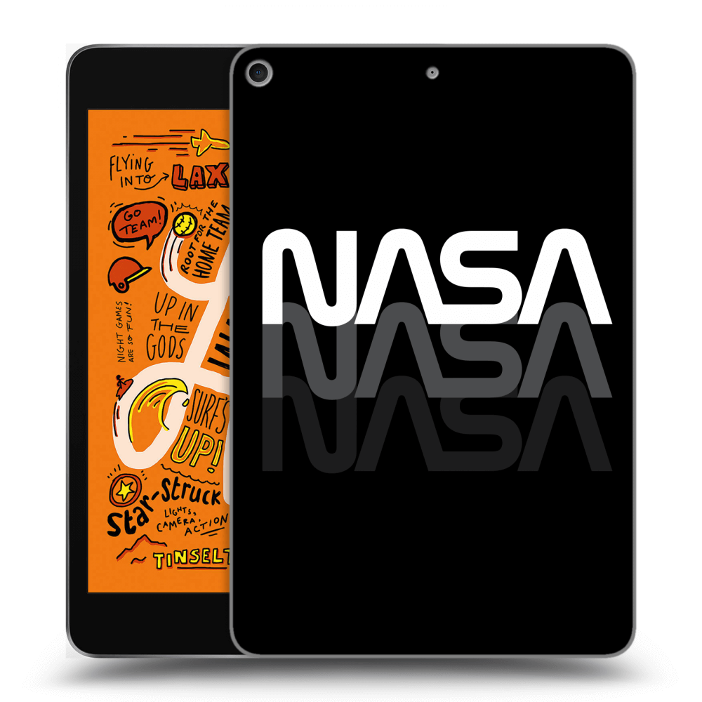 Picasee silikonový průhledný obal pro Apple iPad mini 2019 (5. gen) - NASA Triple