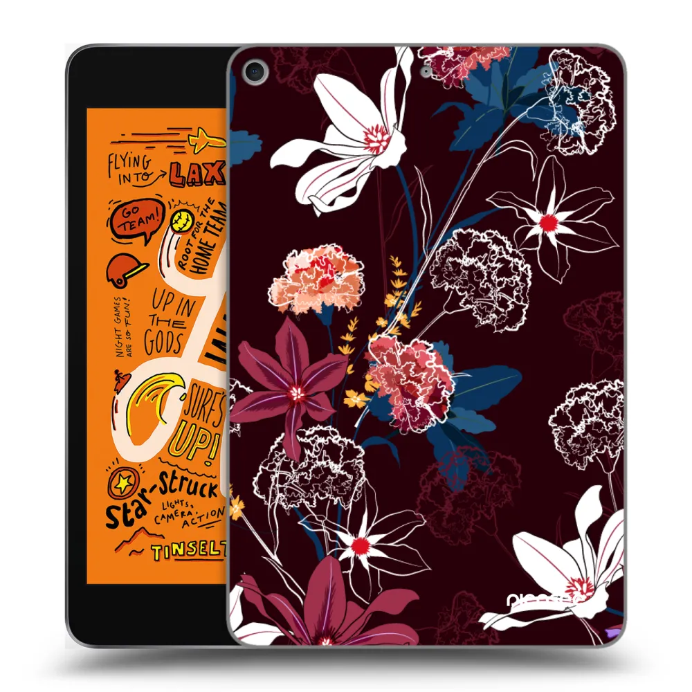 Picasee silikonový průhledný obal pro Apple iPad mini 2019 (5. gen) - Dark Meadow