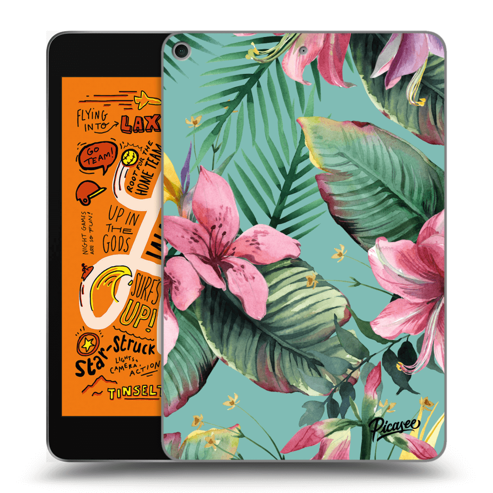 Picasee silikonový černý obal pro Apple iPad mini 2019 (5. gen) - Hawaii