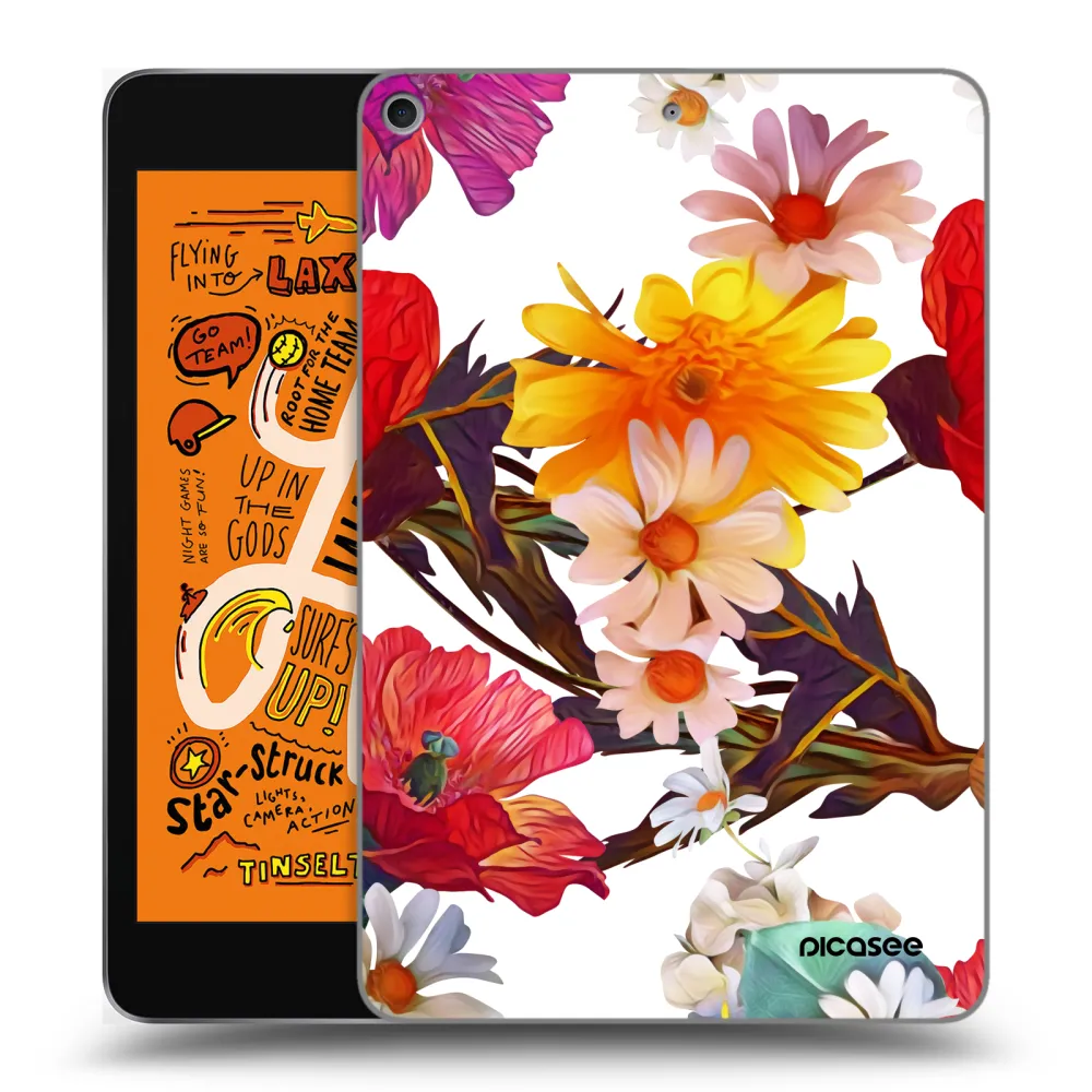 Picasee silikonový průhledný obal pro Apple iPad mini 2019 (5. gen) - Meadow