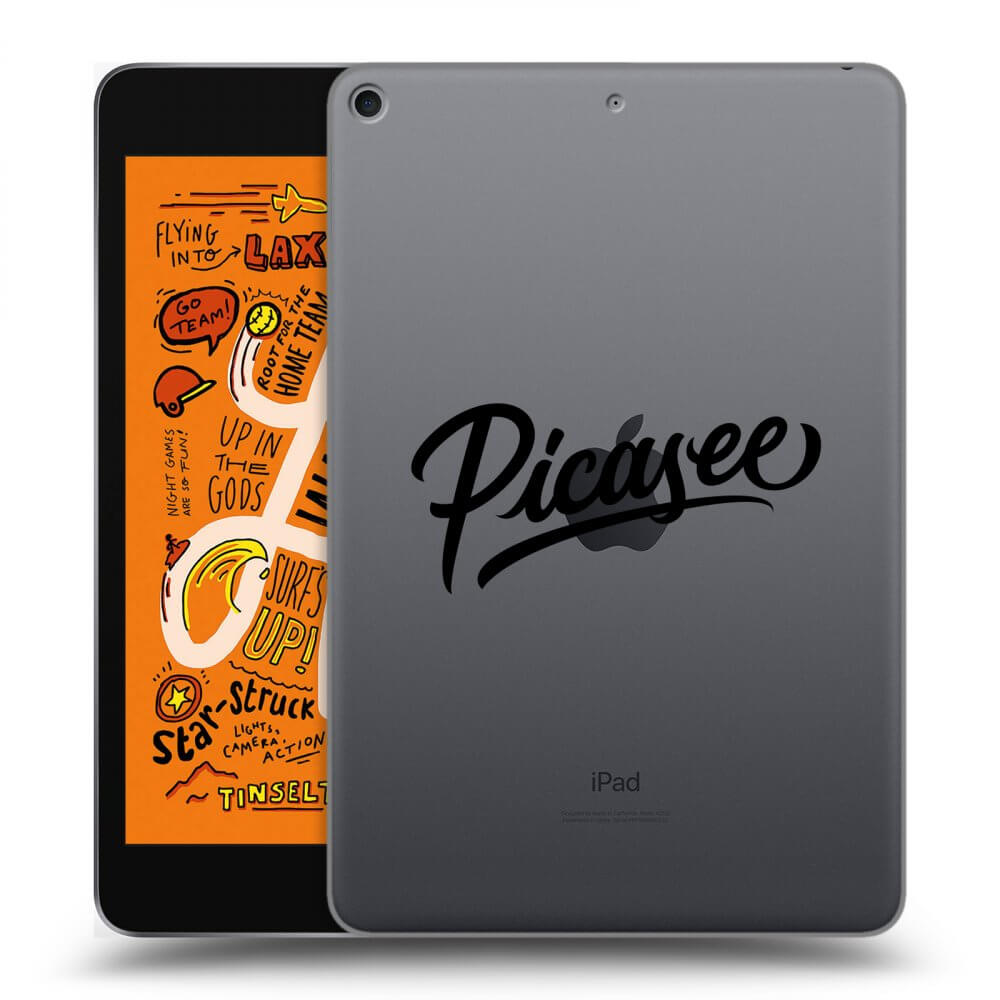 Picasee silikonový průhledný obal pro Apple iPad mini 2019 (5. gen) - Picasee - old logo - black