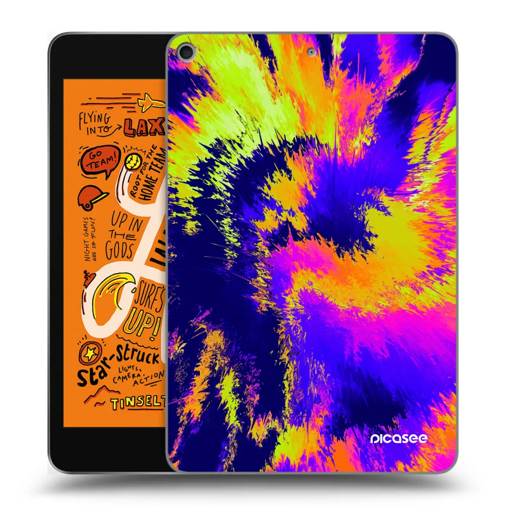 Picasee silikonový průhledný obal pro Apple iPad mini 2019 (5. gen) - Burn