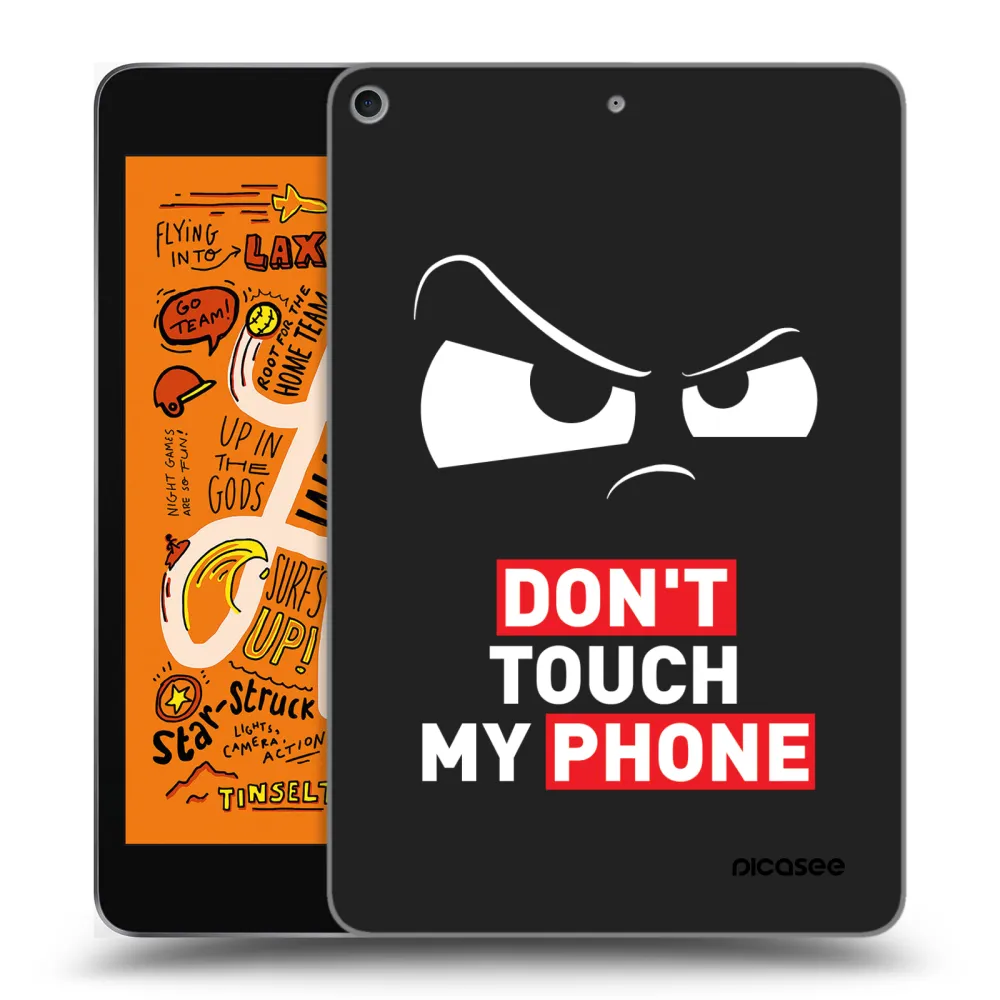 Picasee silikonový černý obal pro Apple iPad mini 2019 (5. gen) - Cloudy Eye - Transparent