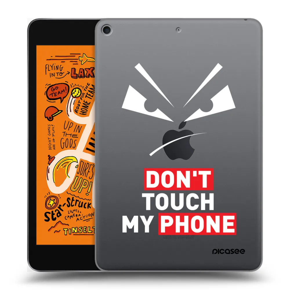 Picasee silikonový průhledný obal pro Apple iPad mini 2019 (5. gen) - Evil Eye - Transparent