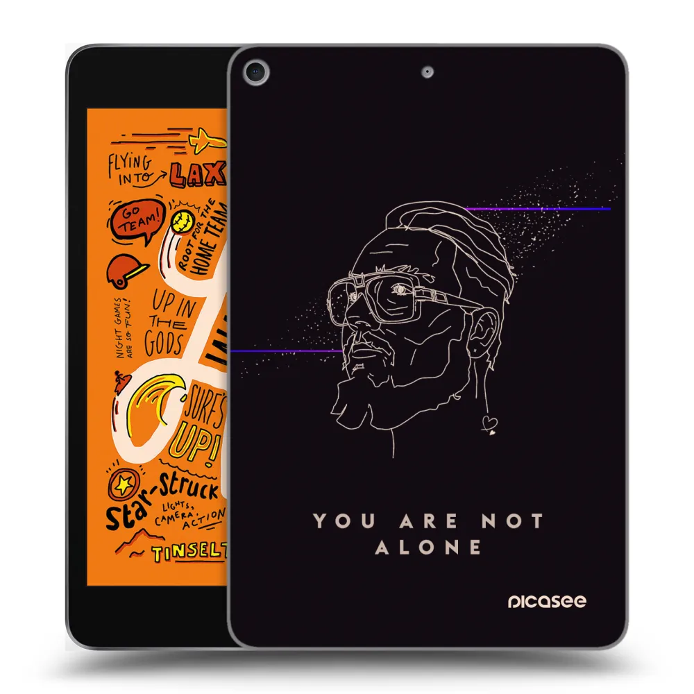 Picasee silikonový průhledný obal pro Apple iPad mini 2019 (5. gen) - You are not alone