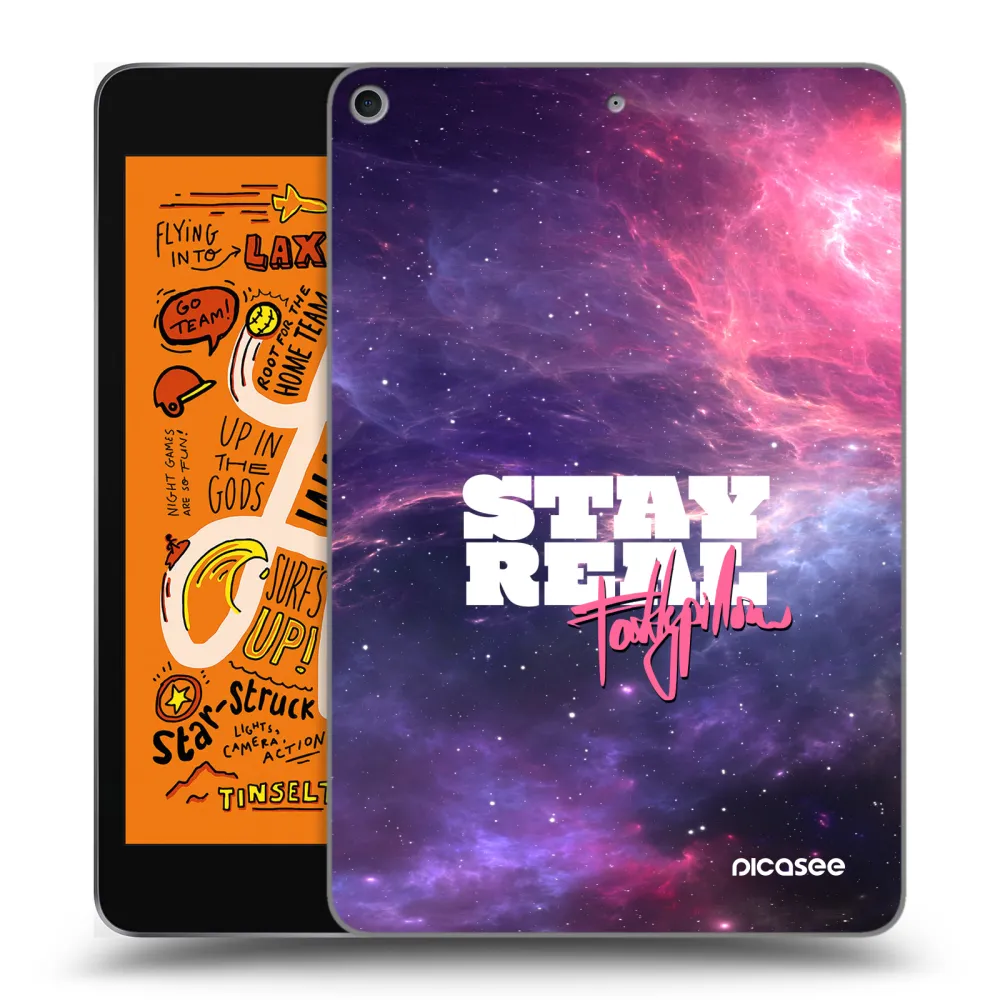 Picasee silikonový průhledný obal pro Apple iPad mini 2019 (5. gen) - Stay Real