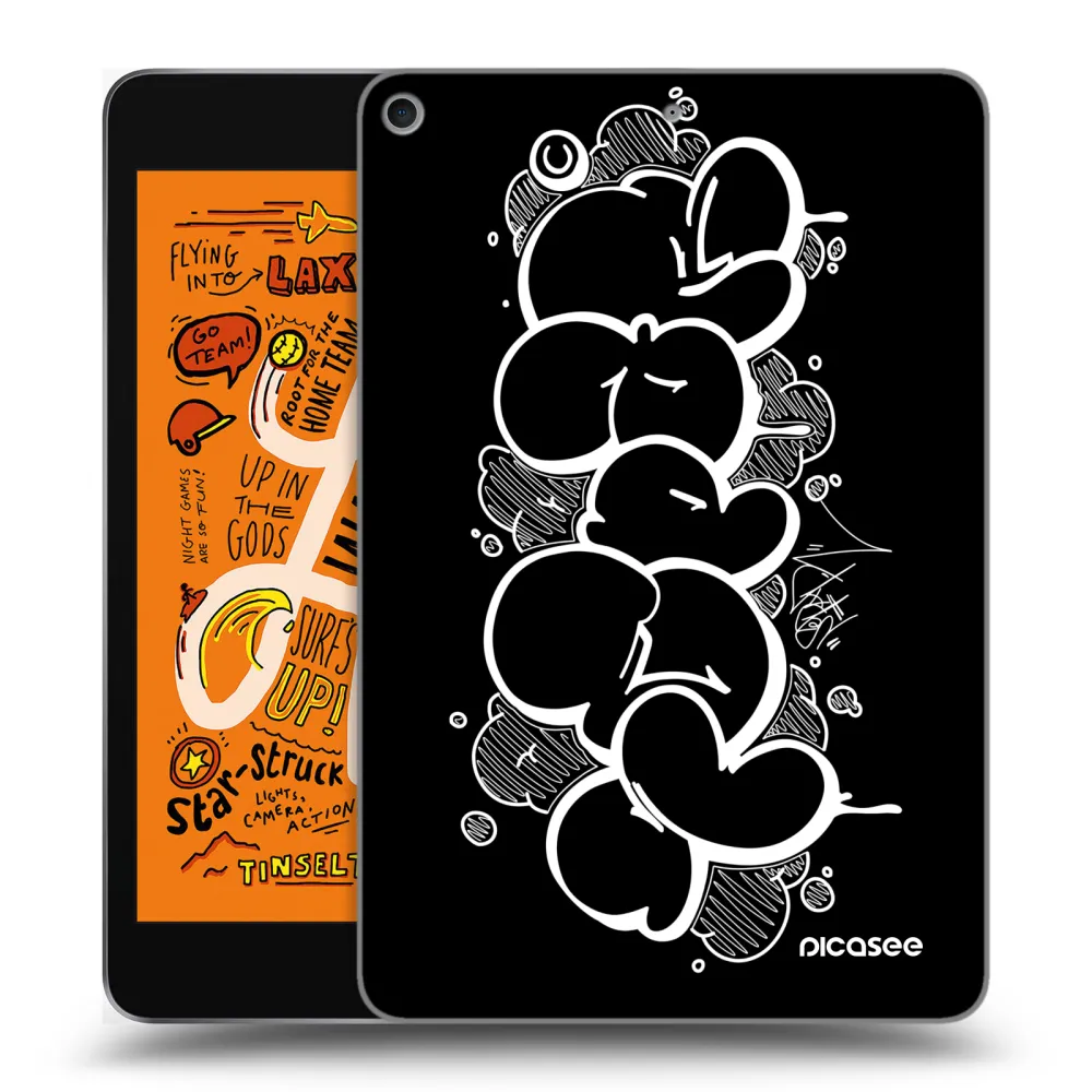 Picasee silikonový průhledný obal pro Apple iPad mini 2019 (5. gen) - Throw UP