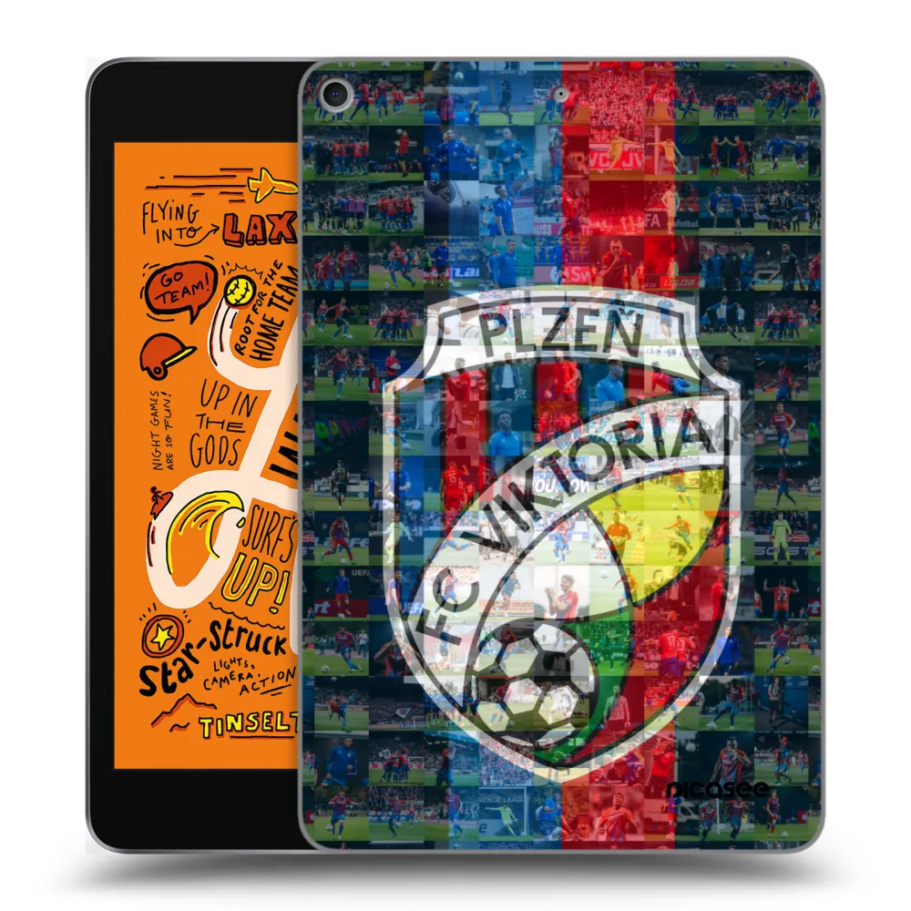 Picasee silikonový průhledný obal pro Apple iPad mini 2019 (5. gen) - FC Viktoria Plzeň A