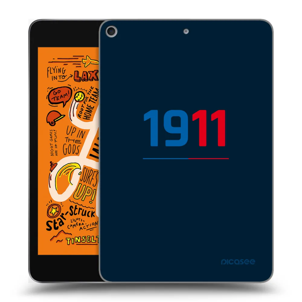 Picasee silikonový průhledný obal pro Apple iPad mini 2019 (5. gen) - FC Viktoria Plzeň D