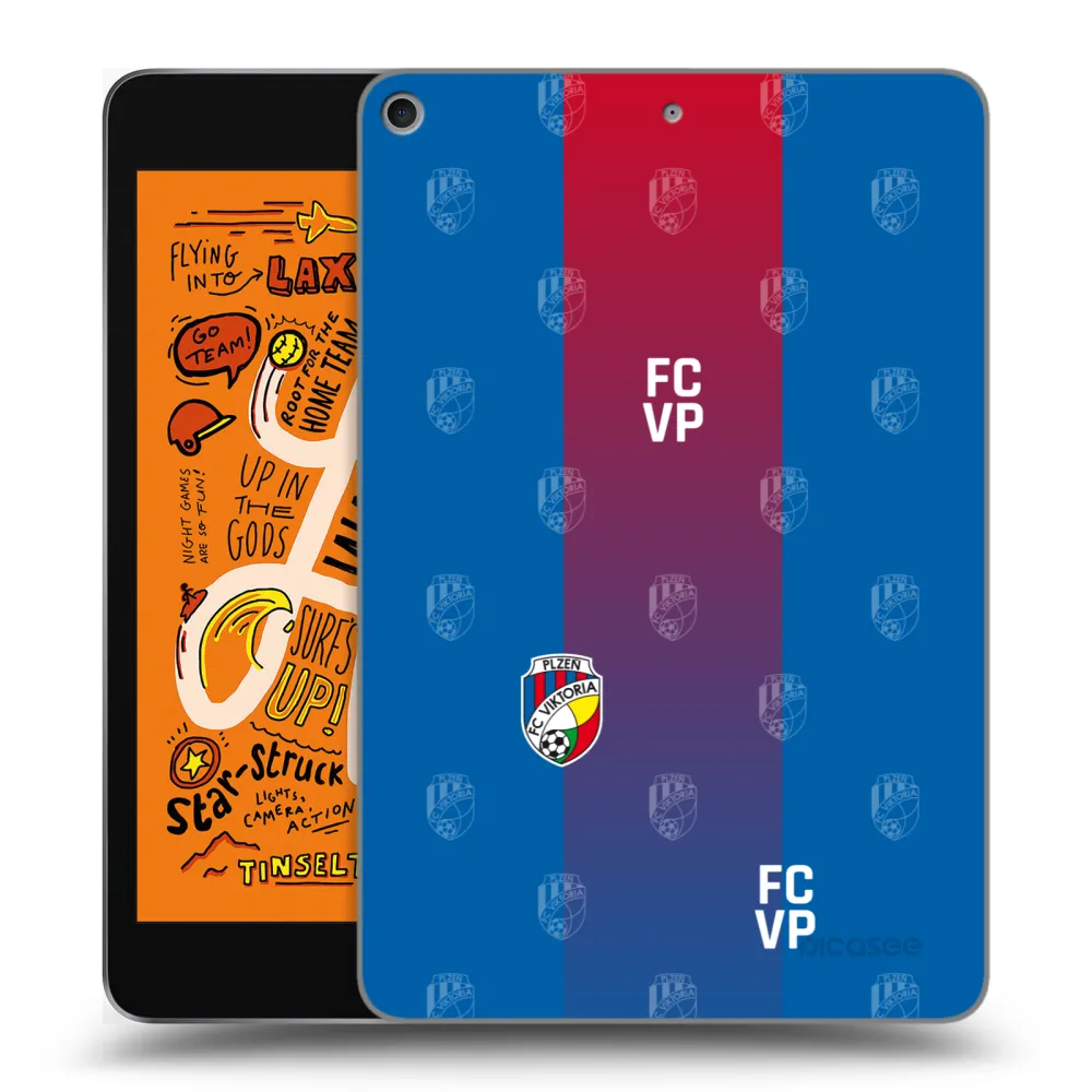 Picasee silikonový průhledný obal pro Apple iPad mini 2019 (5. gen) - FC Viktoria Plzeň F