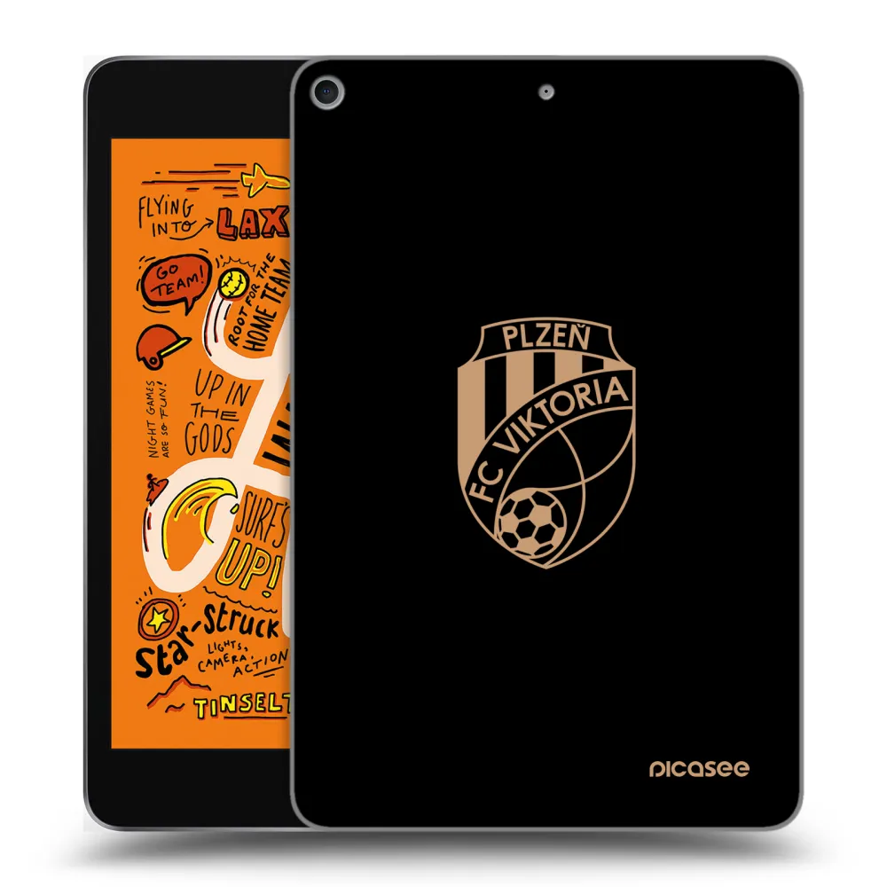 Picasee silikonový černý obal pro Apple iPad mini 2019 (5. gen) - FC Viktoria Plzeň I