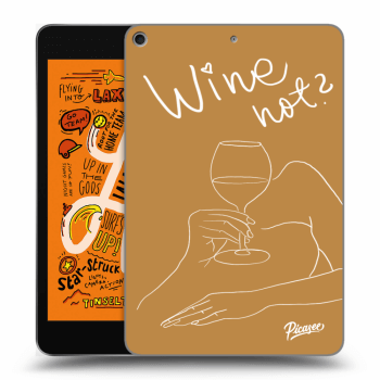 Picasee silikonový průhledný obal pro Apple iPad mini 2019 (5. gen) - Wine not