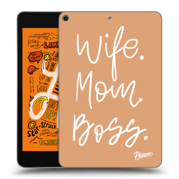 Picasee silikonový průhledný obal pro Apple iPad mini 2019 (5. gen) - Boss Mama